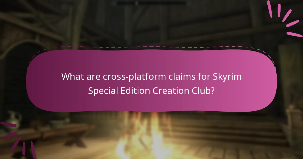 What are the risks of cross-platform claims?